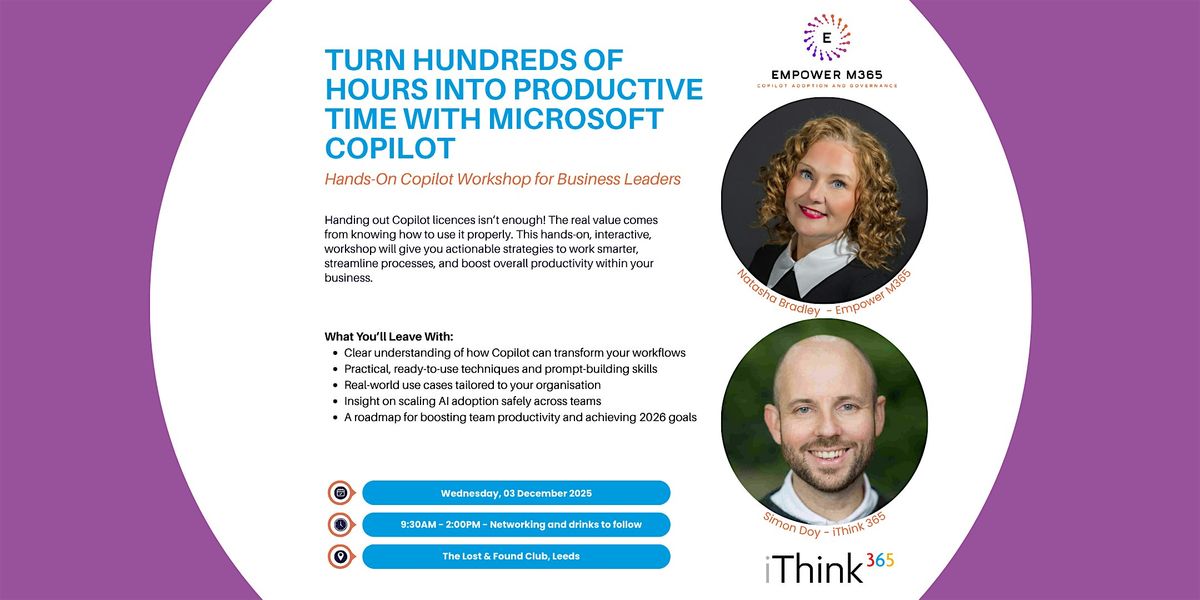 Save  Your Business 100\u2019s of Hours Every Year with Microsoft Copilot