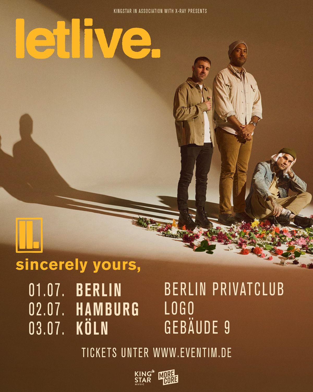 letlive. \u2022 Berlin \u2022 Privatclub