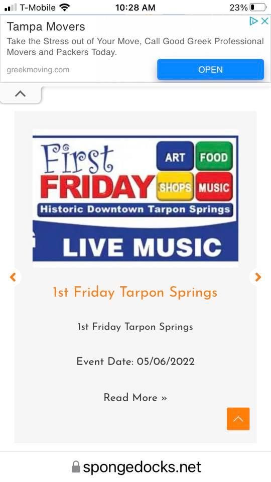 60 WEST at First Friday Tarpon Springs!, The Bistro, Tarpon Springs, 3