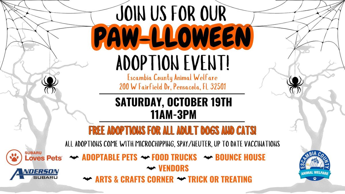 Paw-lloween Adoption Event!