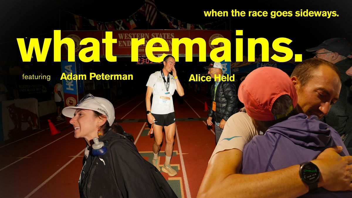 FILM SCREENING - What Remains: When The Race Goes Sideways