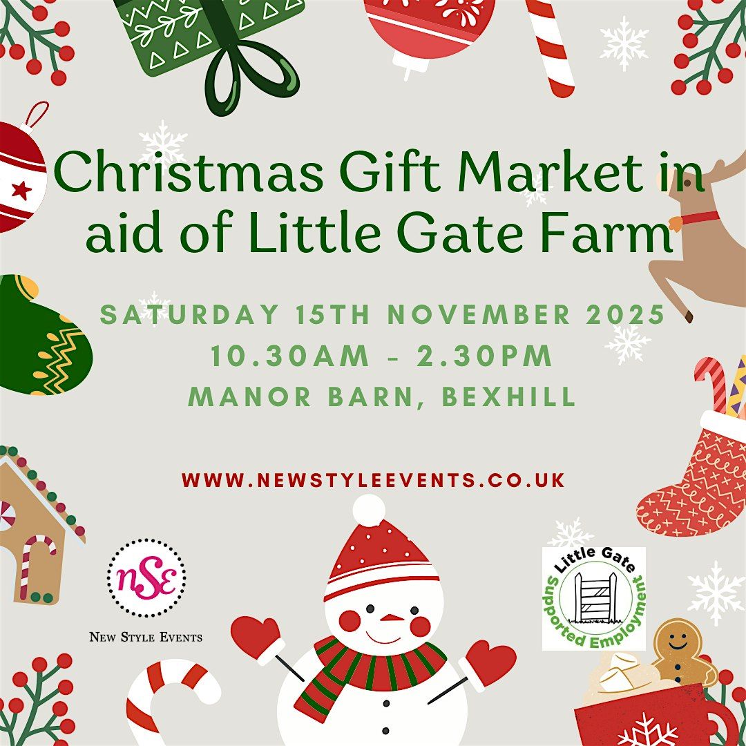 Christmas Gift Market in aid of Little Gate Farm