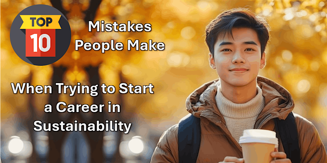 Free E-Book for those who want to start a career in Sustainability