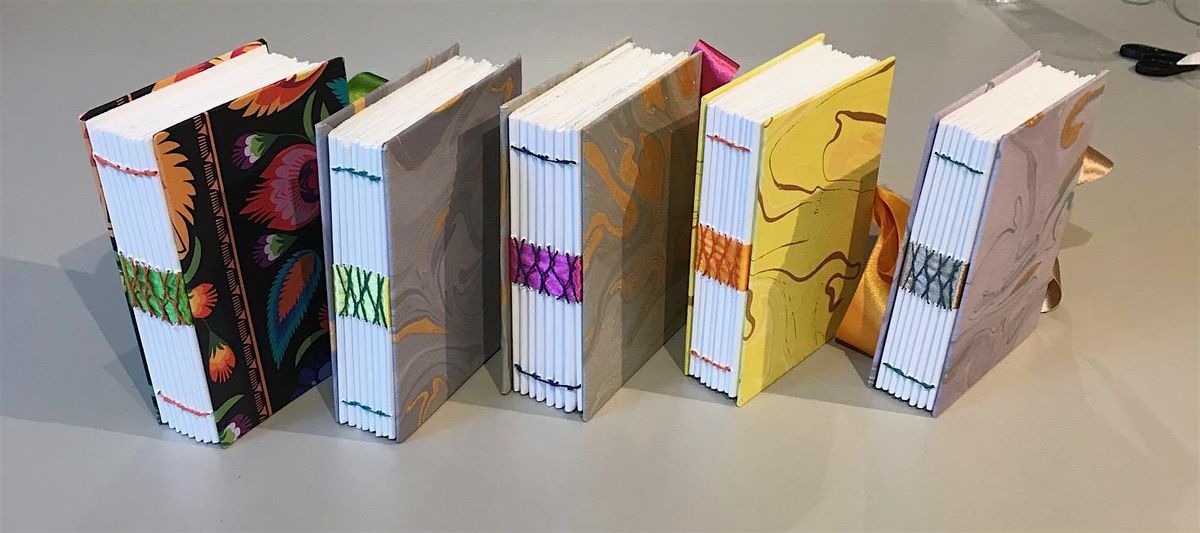 Link Stitch Ribbon Journal Bookbinding Workshop