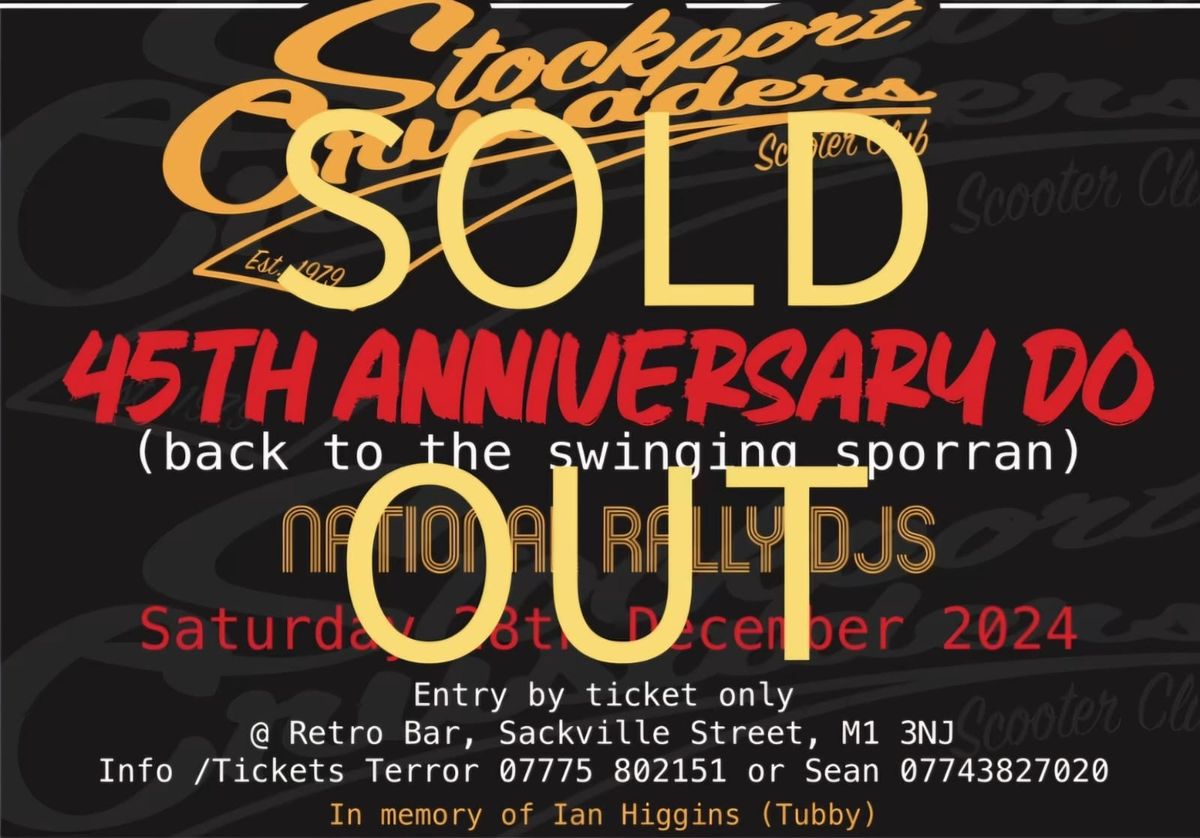 Stockport Crusaders 45th Anniversary Do