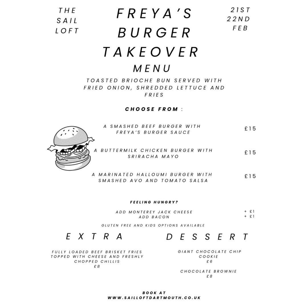 Freya's Burger Takeover