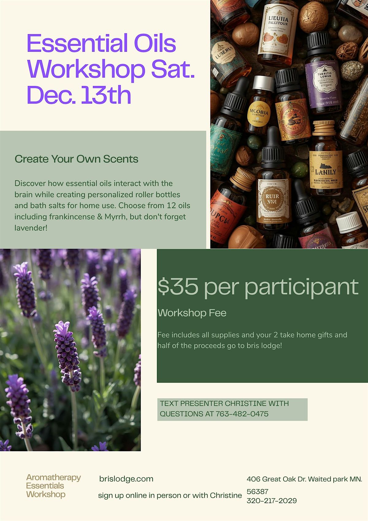 Essential Oils Workshop