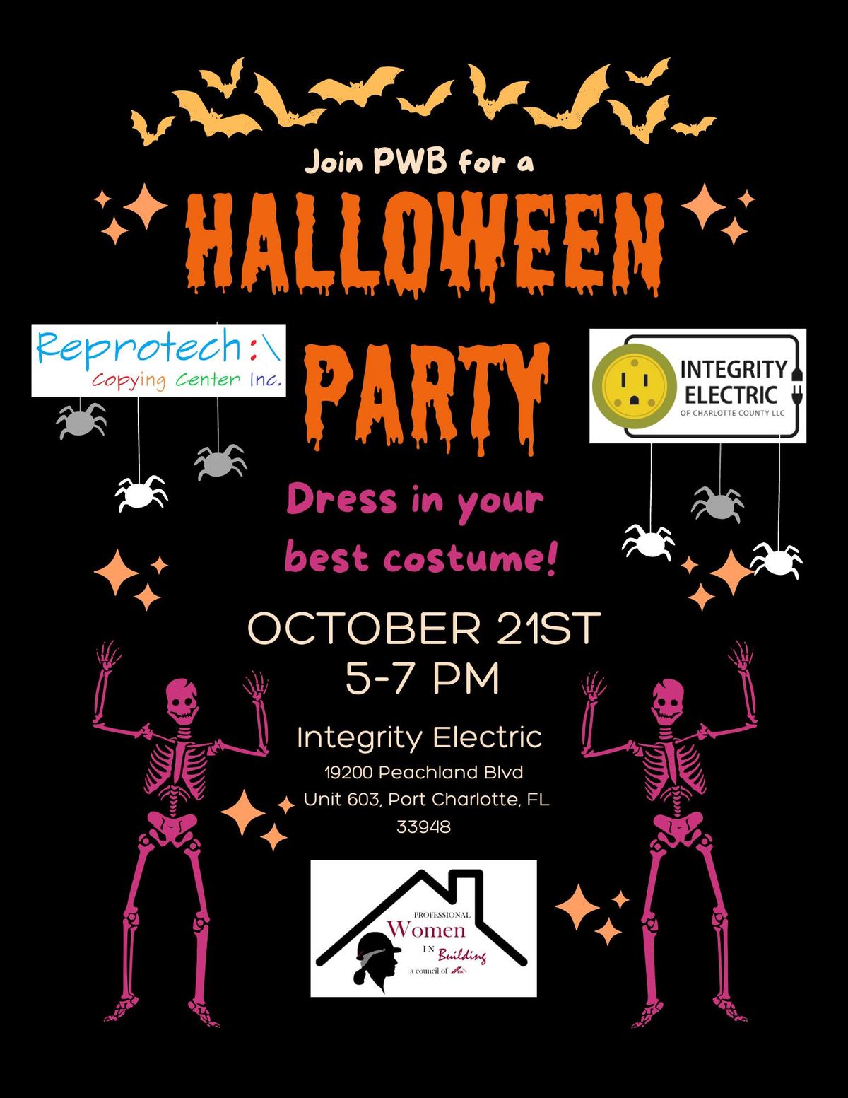 Join PWB for a Halloween Party