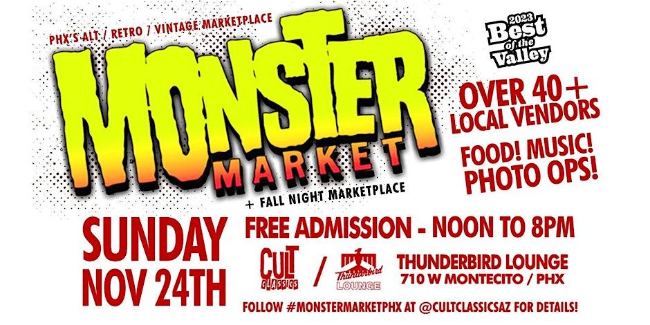 Monster Market - Holiday Night Market in Phoenix, AZ