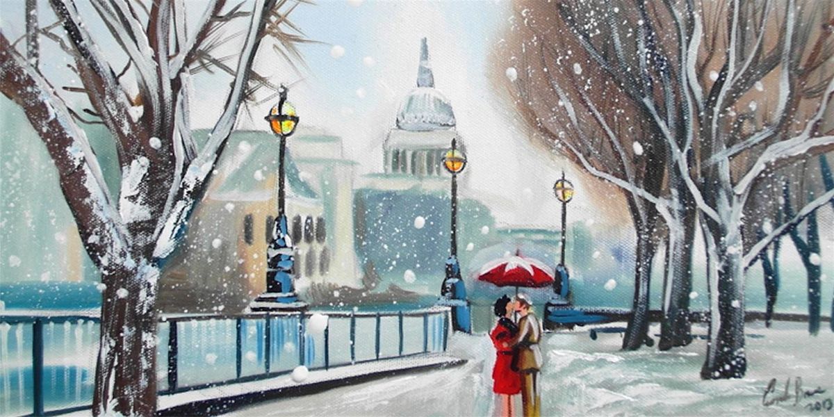 Paint Gordon Bruce's Snowy London, London