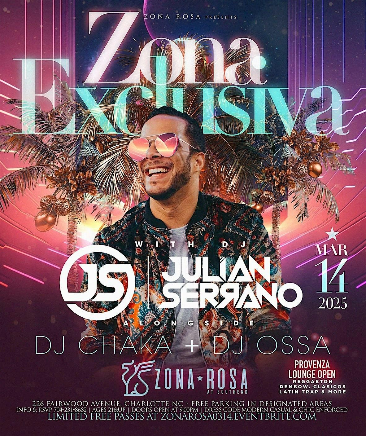 Zona Exclusiva with Dj Serrano from Miami- Lat\u00edn Fridays at Zona Rosa