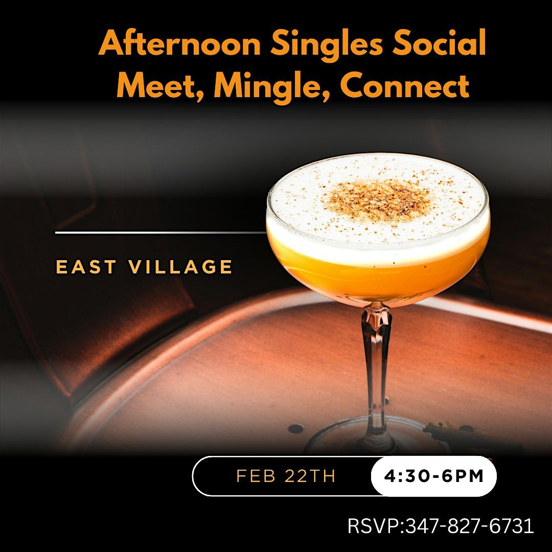 Afternoon Sigles Social: Meet, Mingle, Connect