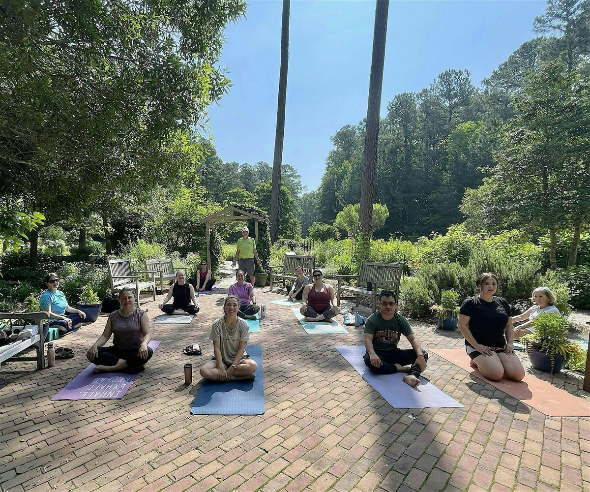 Yoga at Williamsburg Botanical Garden