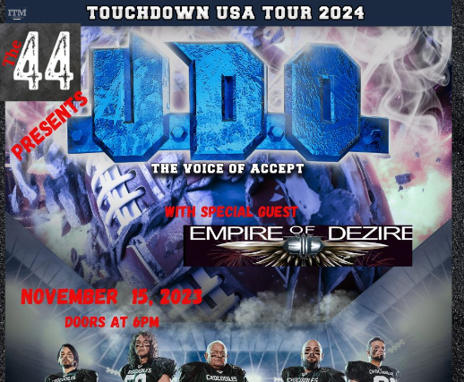 UDO the Voice of Accept w Empire of Dezire