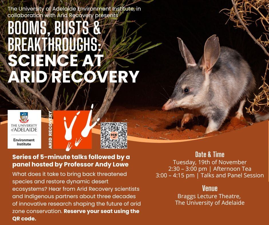 Booms, Busts & Breakthroughs: Science at Arid Recovery