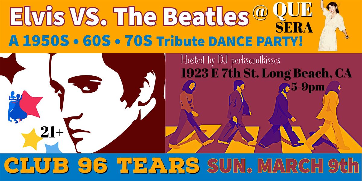 Elvis VS. The Beatles Vintage Tribute Dance Party! @ Qu\u00e9 Ser\u00e1 in Long Beach