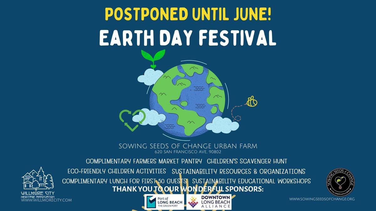 Earth Day Festival - Postponed until June