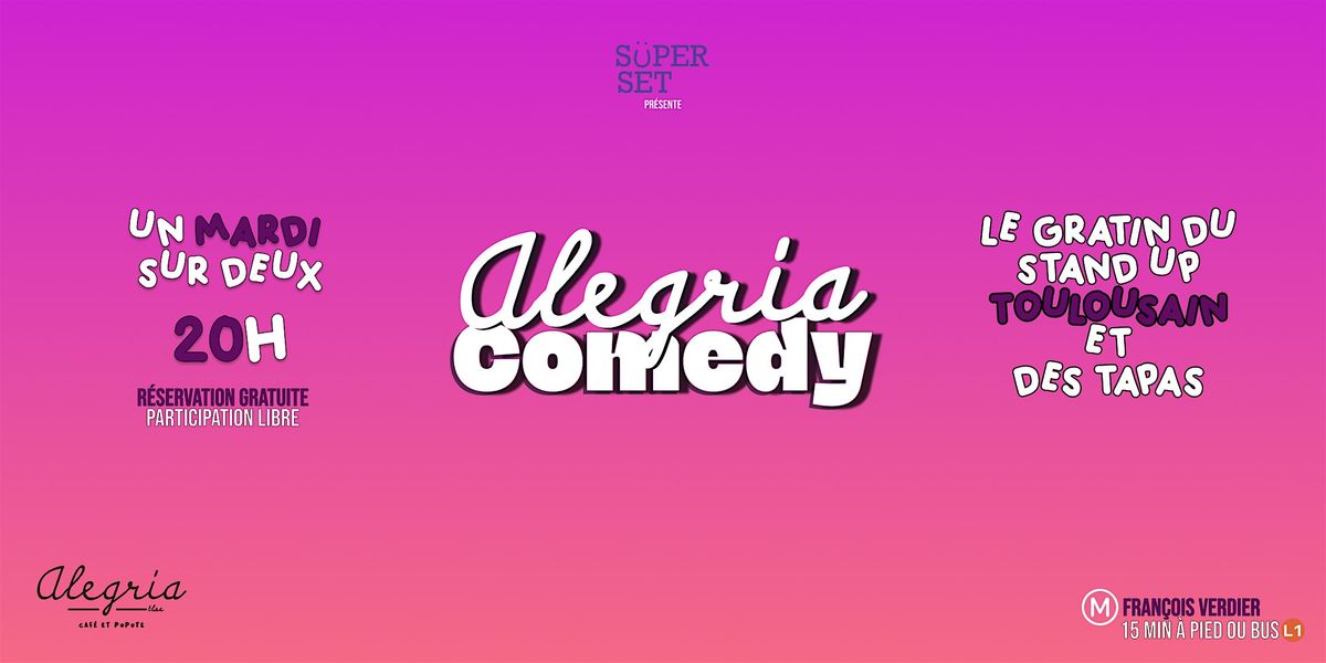 Alegria Comedy - Stand Up Comedy