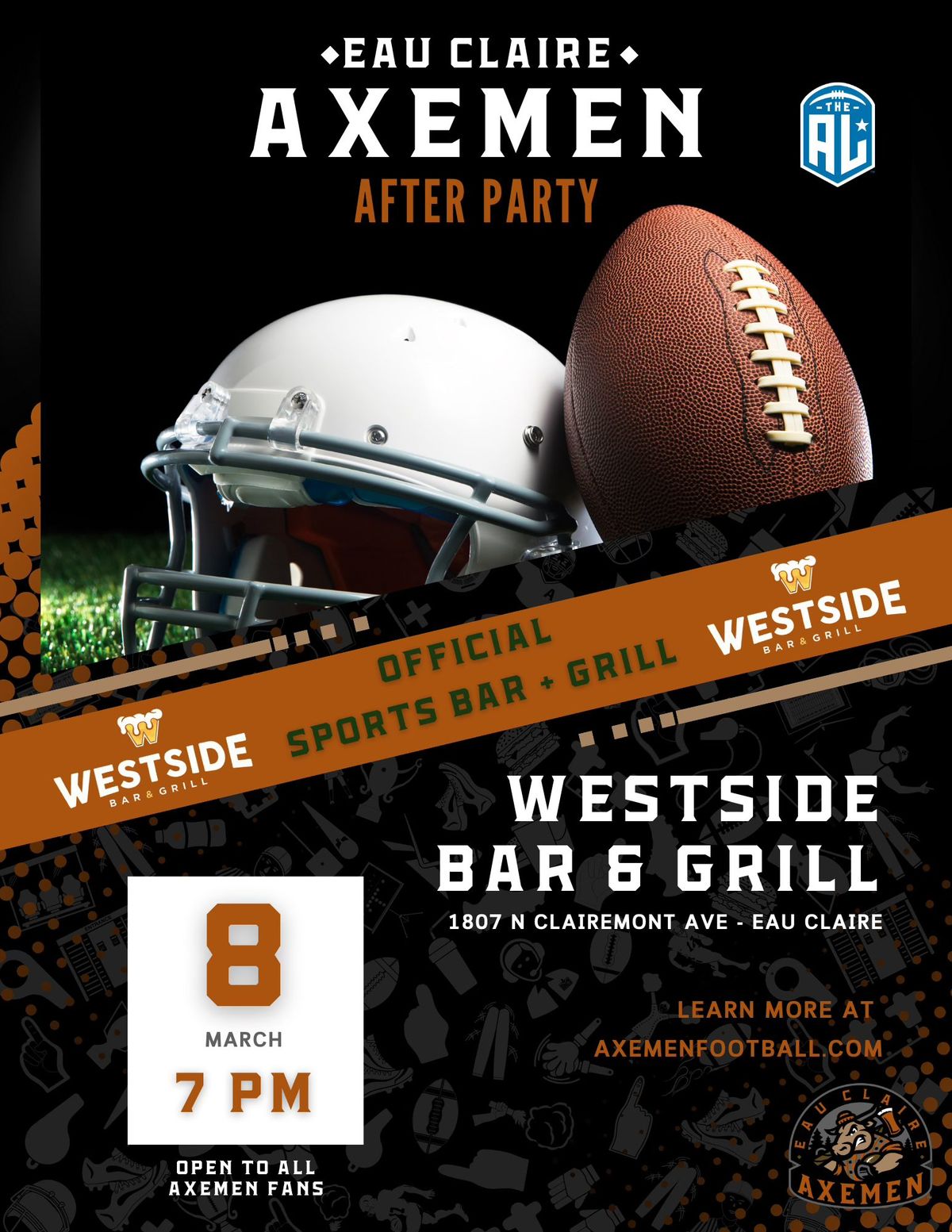 Eau Claire Axemen After Party at Westside Bar & Grill