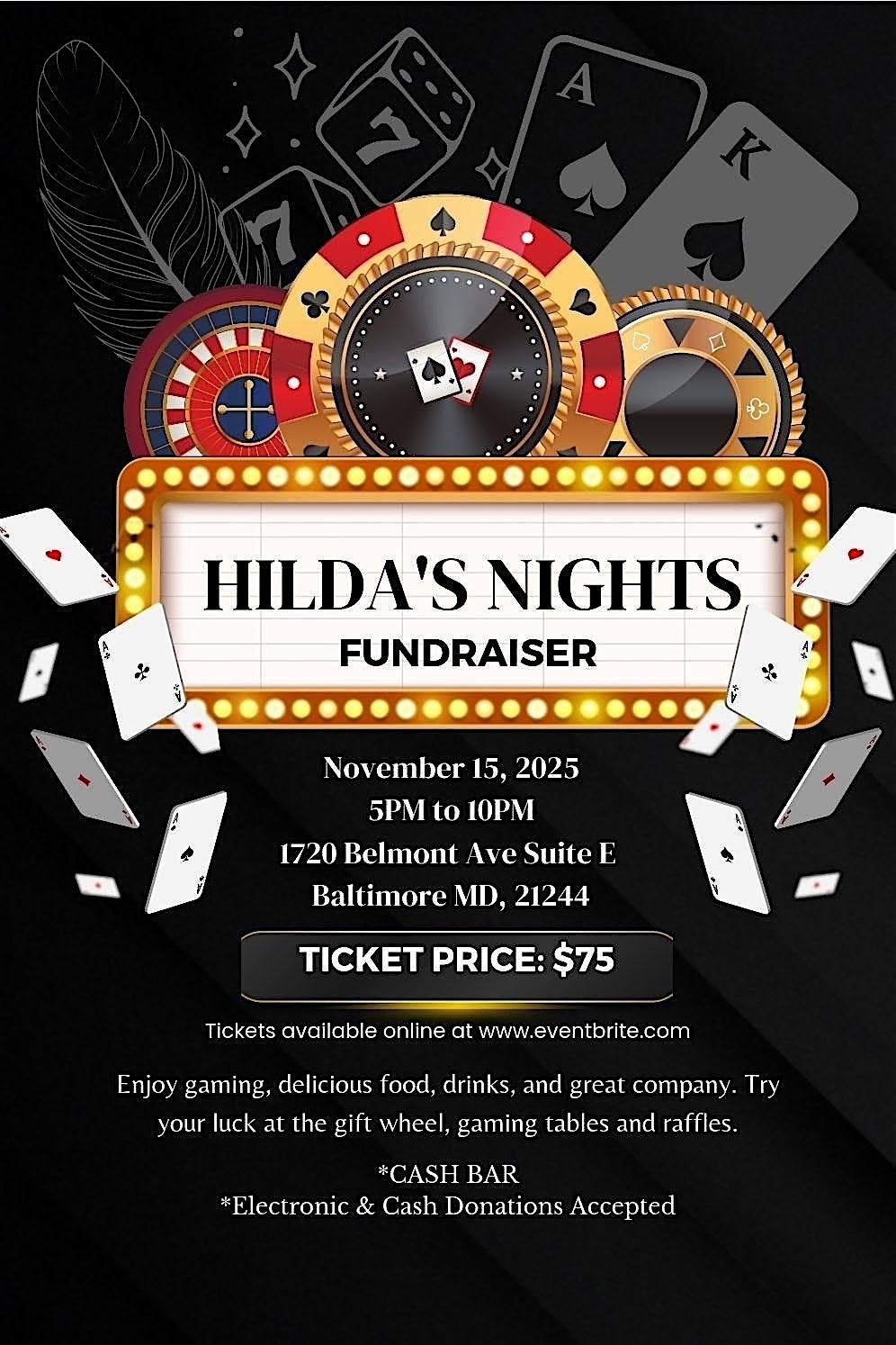 Hilda\u2019s Nights Fundraiser