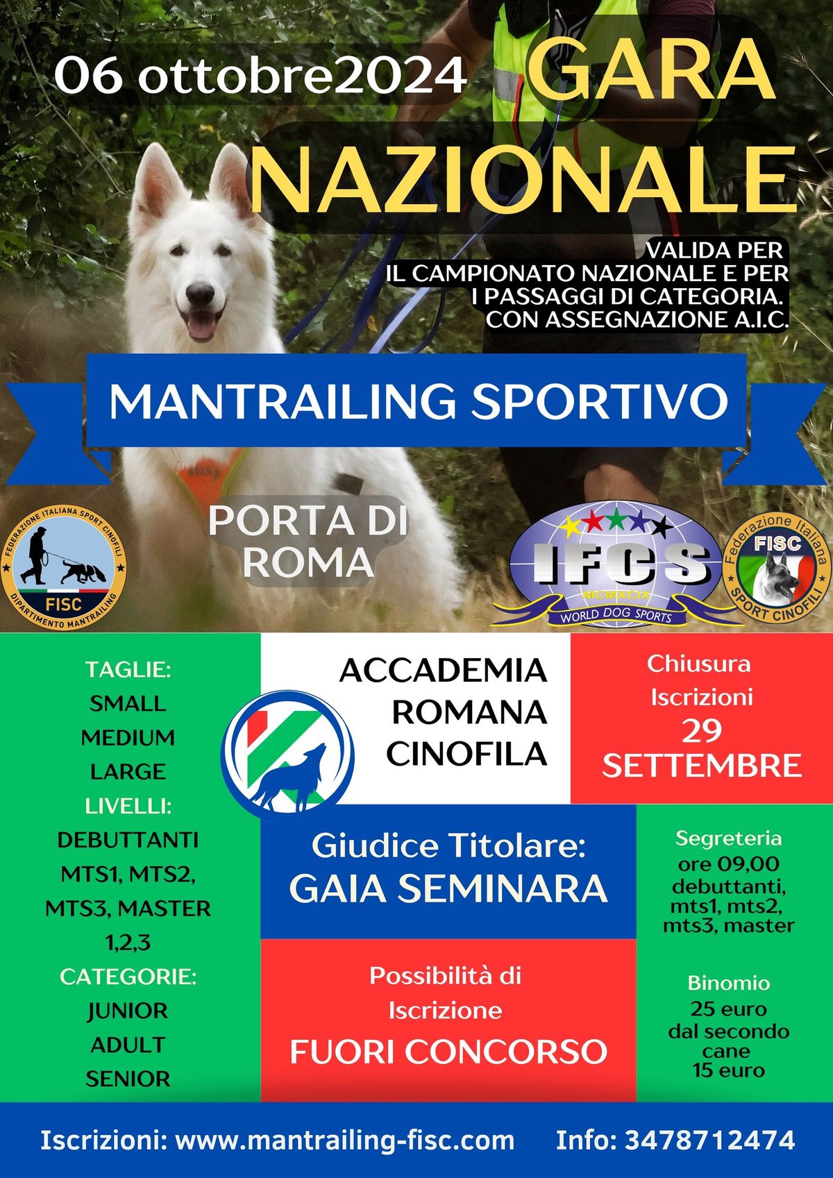 GARA NAZIONALE - MANTRAILING SPORTIVO FISC