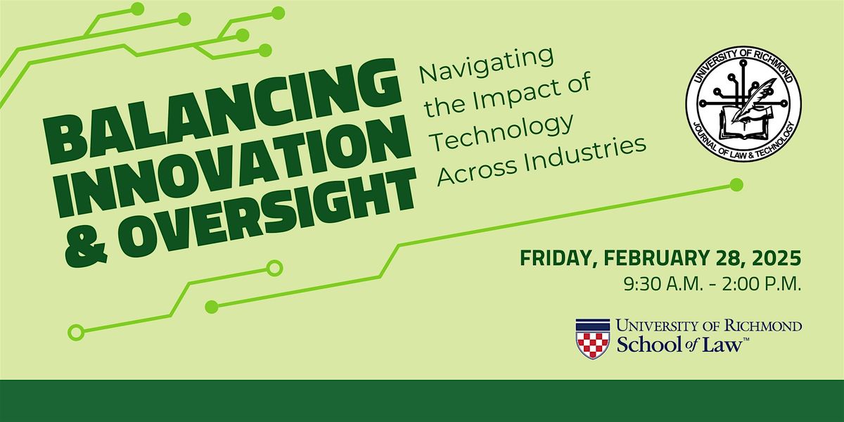 JOLT Symposium: Balancing Innovation and Oversight