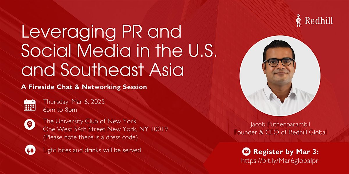 Leveraging PR and Social Media in the U.S. and Southeast Asia