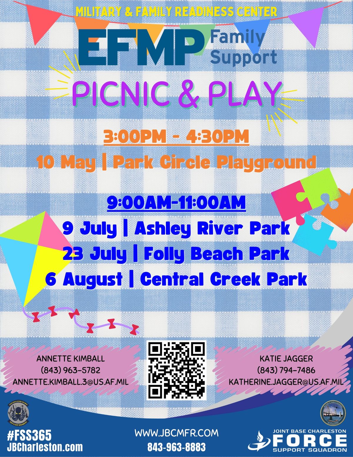 EFMP Picnic & Play at Ashley River Park