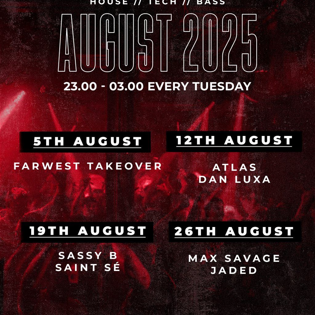 SNEAK RAVE @ XOYO - Tuesday 12th August *FINAL RELEASE*
