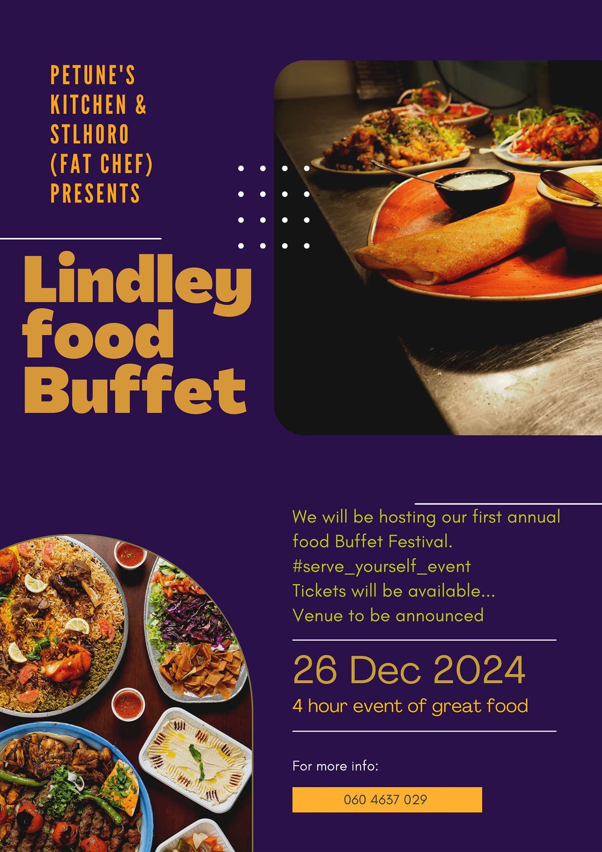 Lindley food buffet festival 