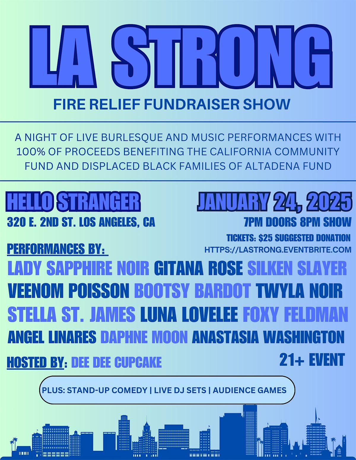 LA  Strong: Fire Relief Fundraiser Show