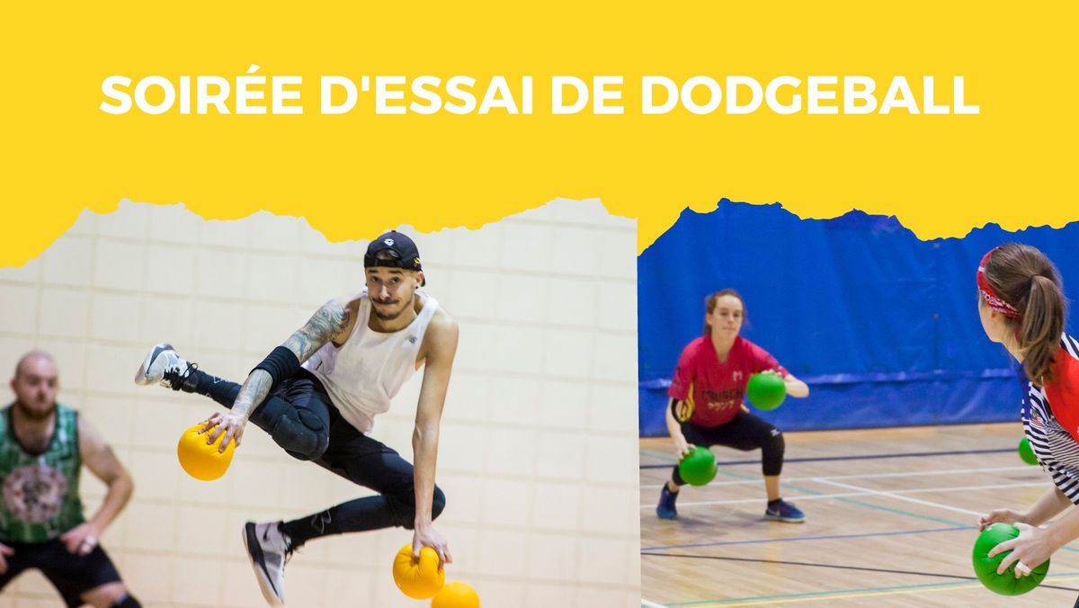 COMPLET - Soir\u00e9e d\u00e9couverte du Dodgeball - Viens l'essayer !