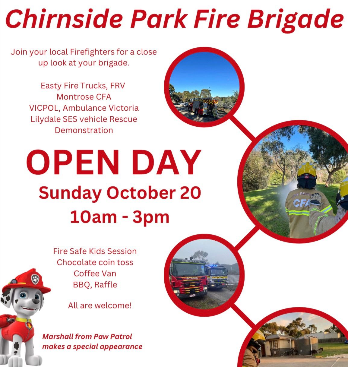 Chirnside Park Fire Brigade Open Day