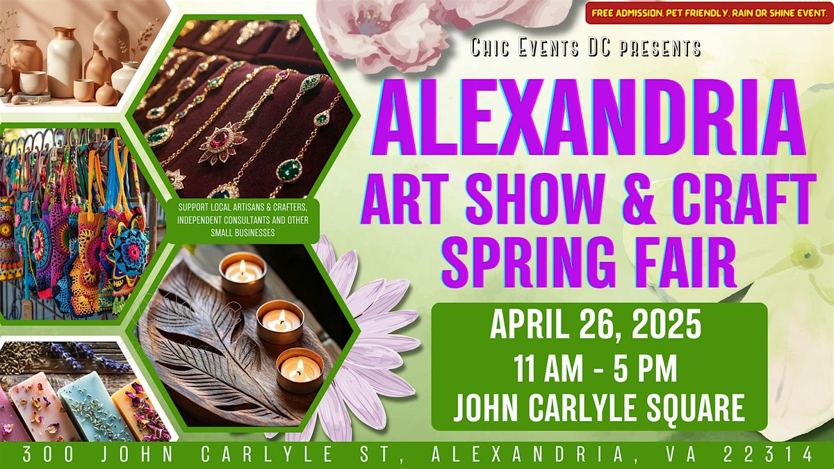 Old Town Alexandria Art Show and Craft Spring Fair