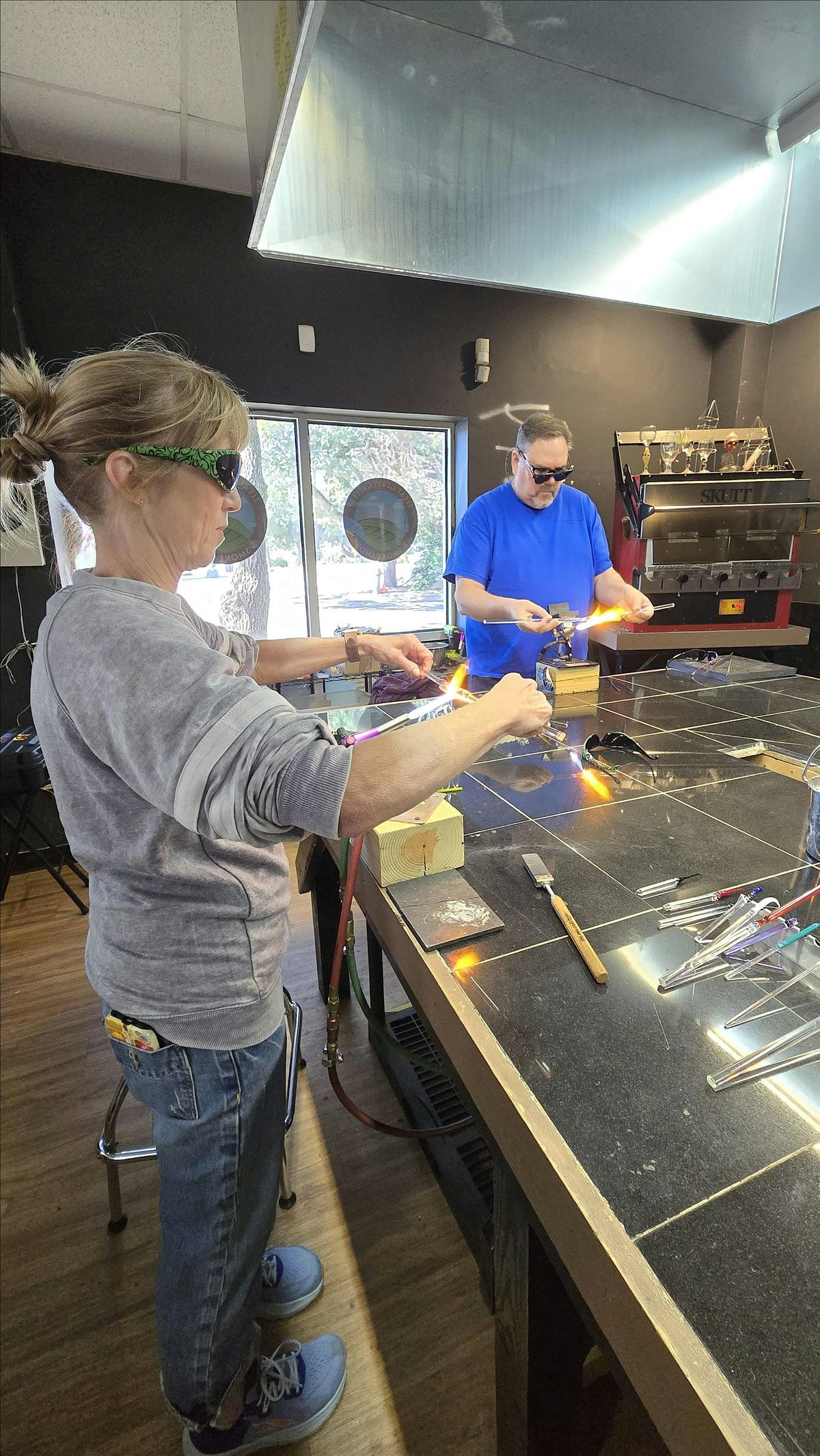 March BEGINNER Glass Blowing Class