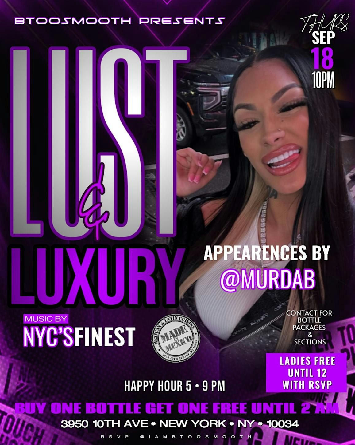 LUST & LUX : WITH MURDA B & FRIENDS & LITESHOWSHOWCASE