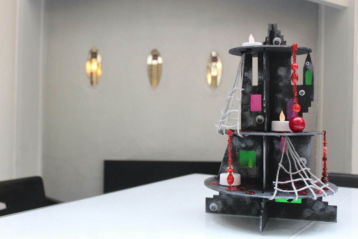 October Week Family Activity: Make a Spooky Castle Afternoon Tea Stand