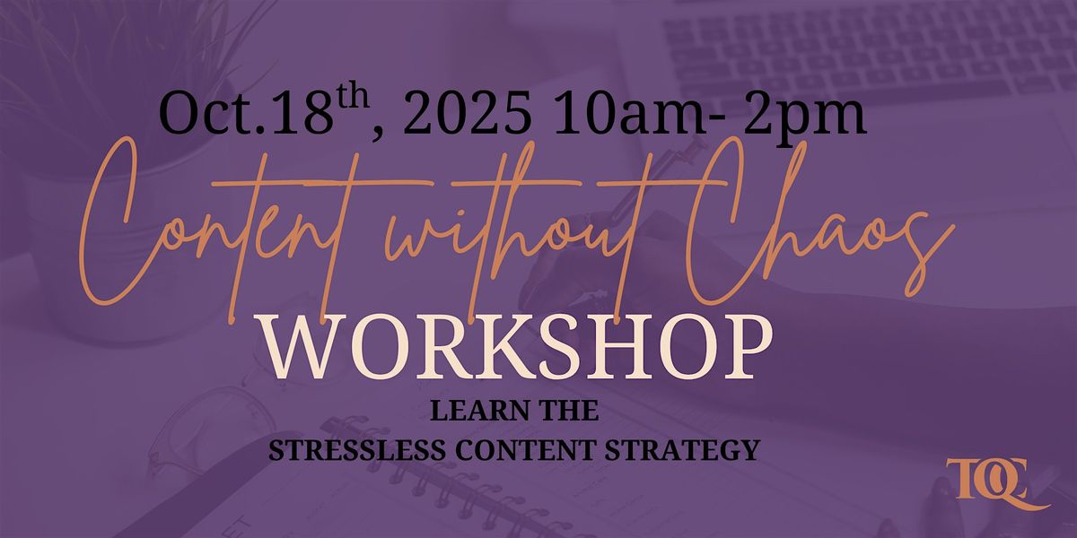 Content Without Chaos Workshop