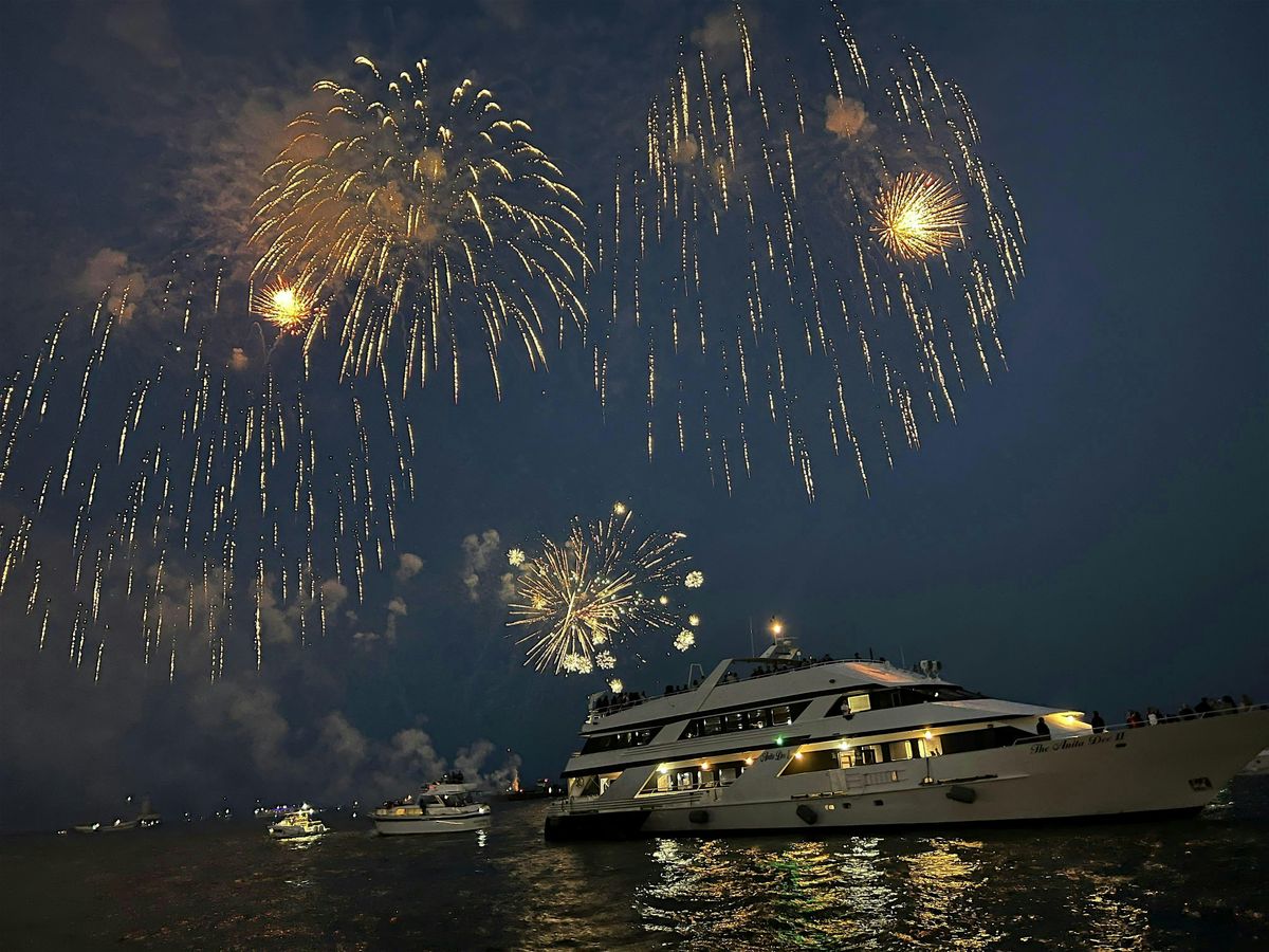 Fireworks Sunset Yacht Cruise FT: Power 92 DJ Nehpets - All White Attire