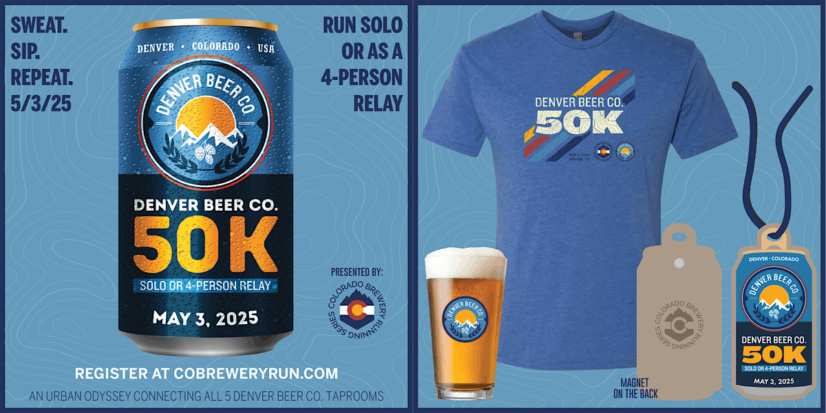 Denver Beer Company 50k Run | Solo or Relay | Co Brewery Running Series