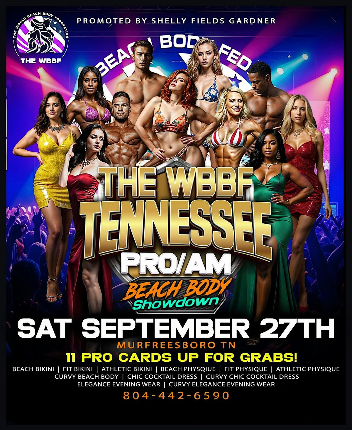 The WBBF Tennessee Pro\/Am Beach Body Showdown