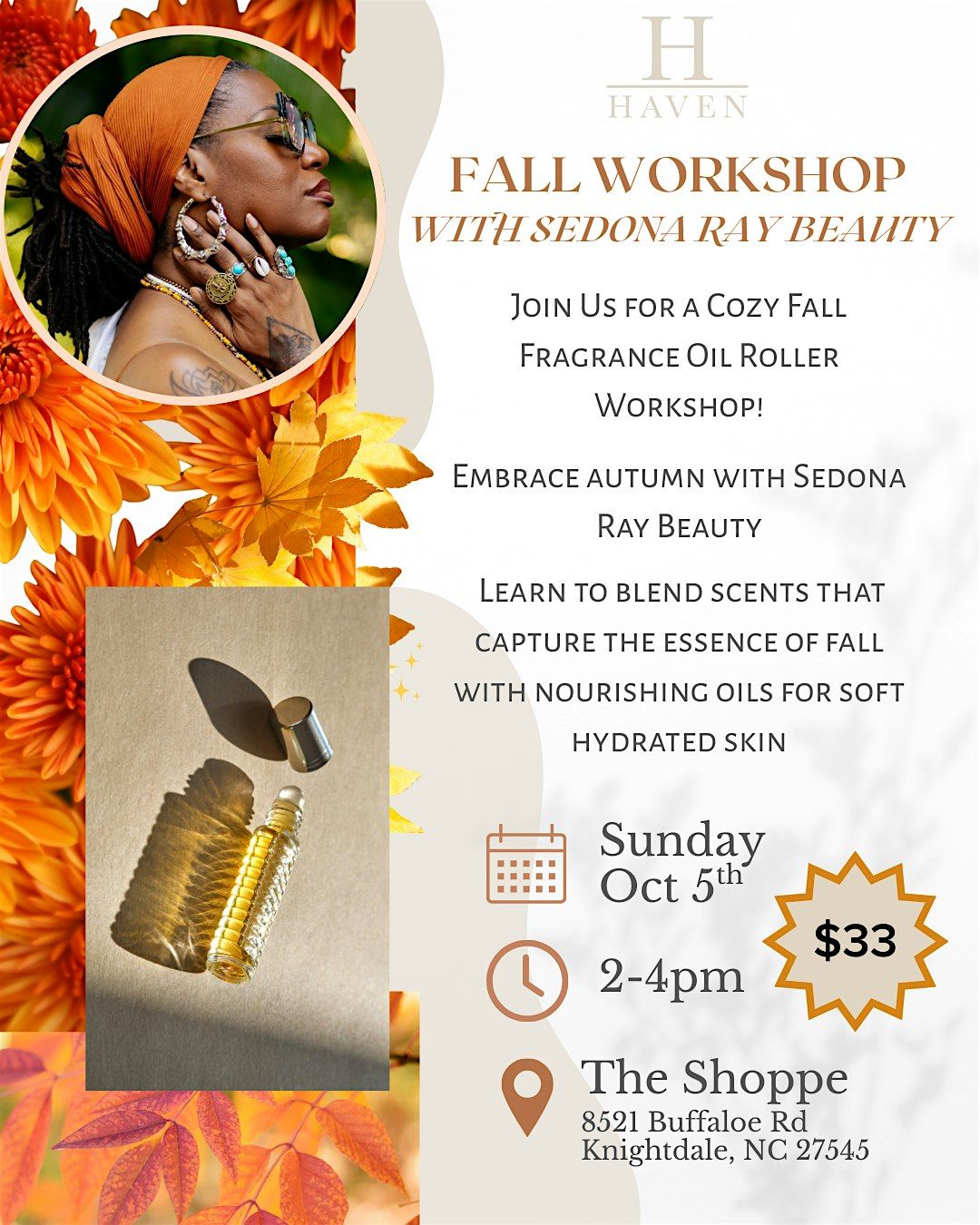 Fragrance Fall Workshop!