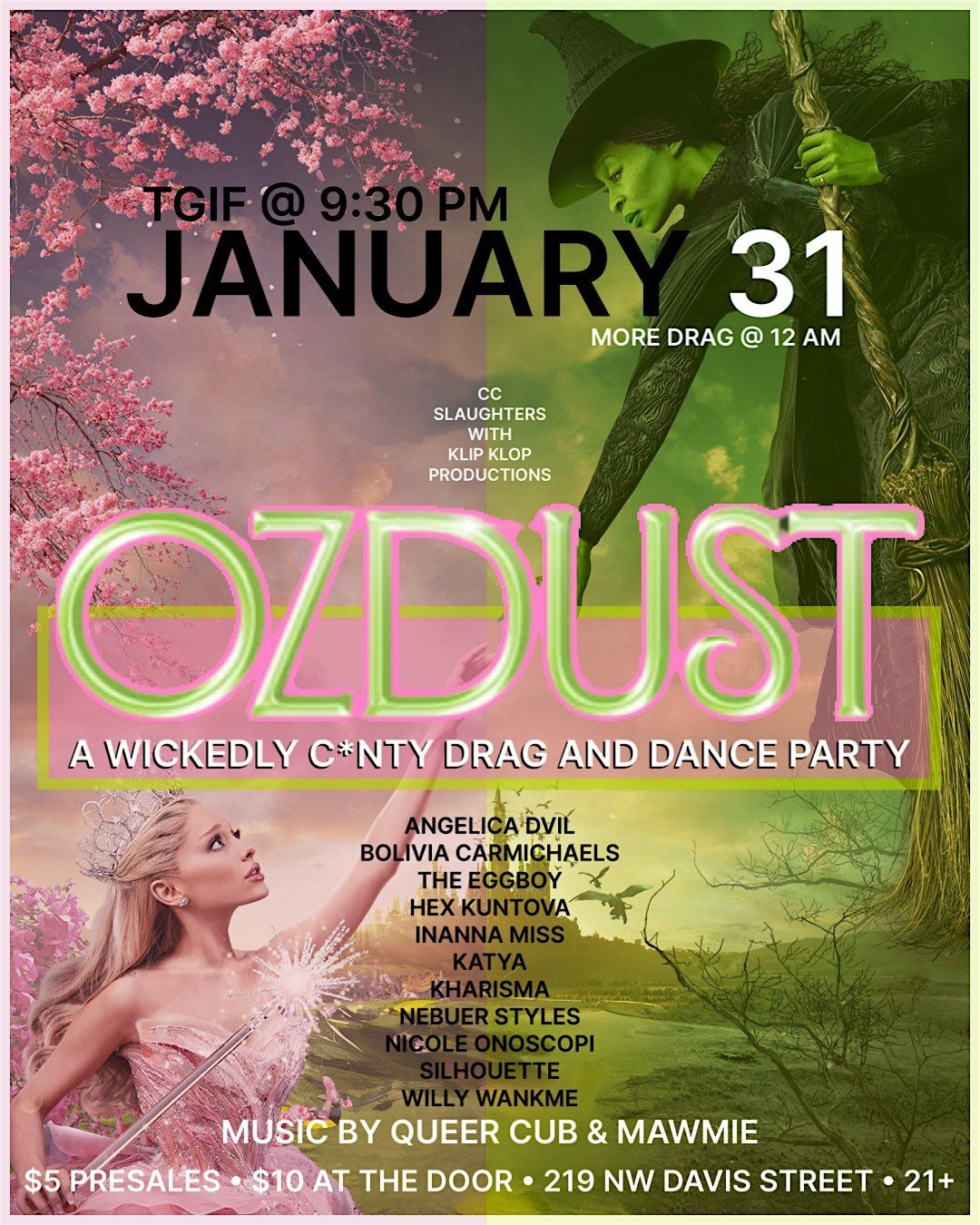 OZDUST: A Wickedly C*nty Drag and Dance Party