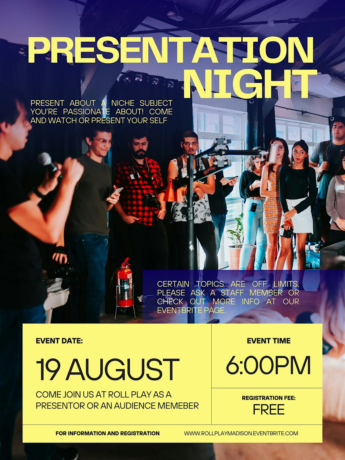 Presentation Night @ Roll Play