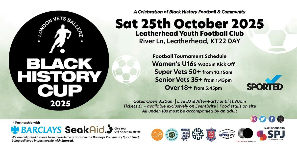 Black History Cup 2025 \u2013 Football & Community Celebration
