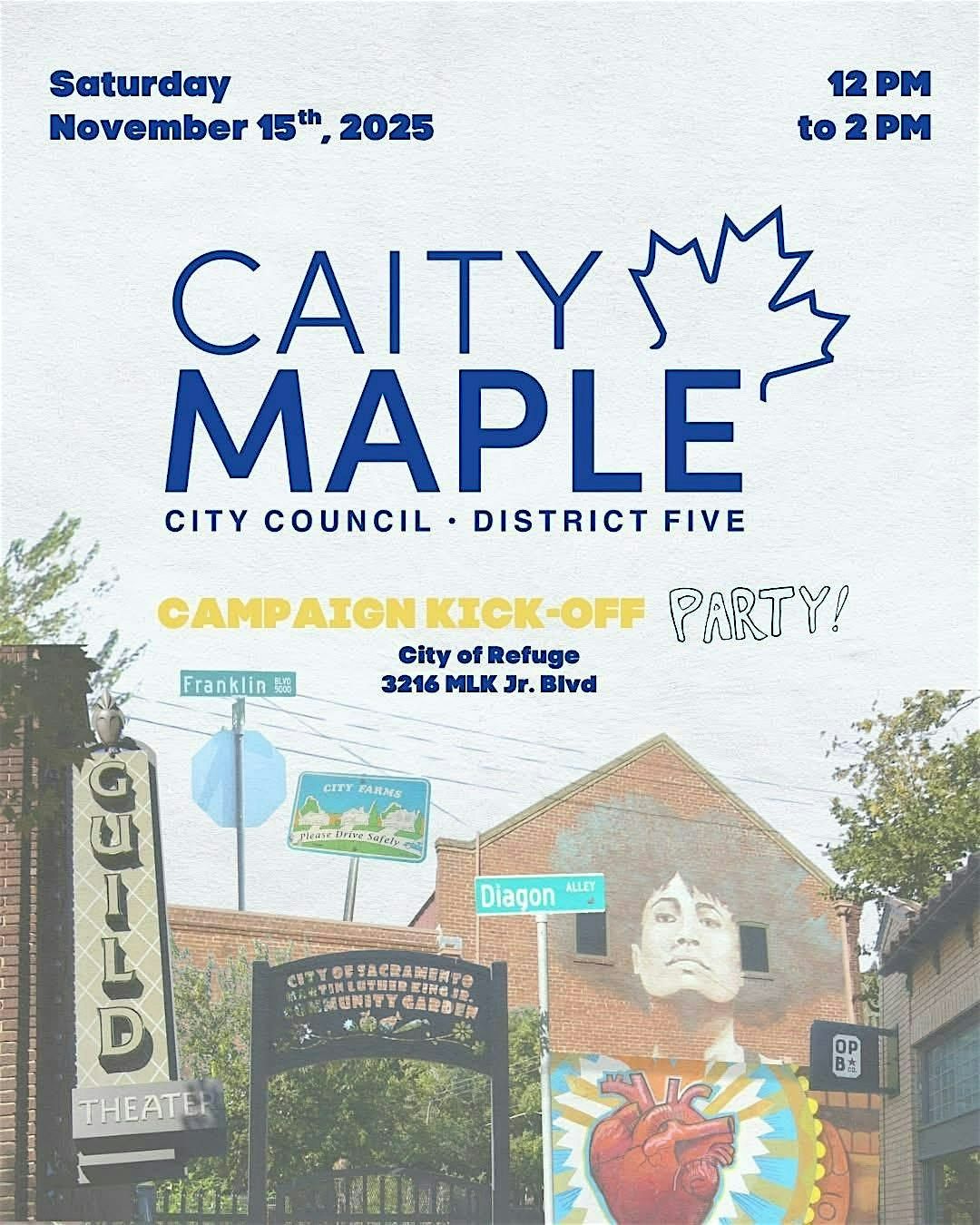 Caity Maple for Re-Election Campaign Kickoff!