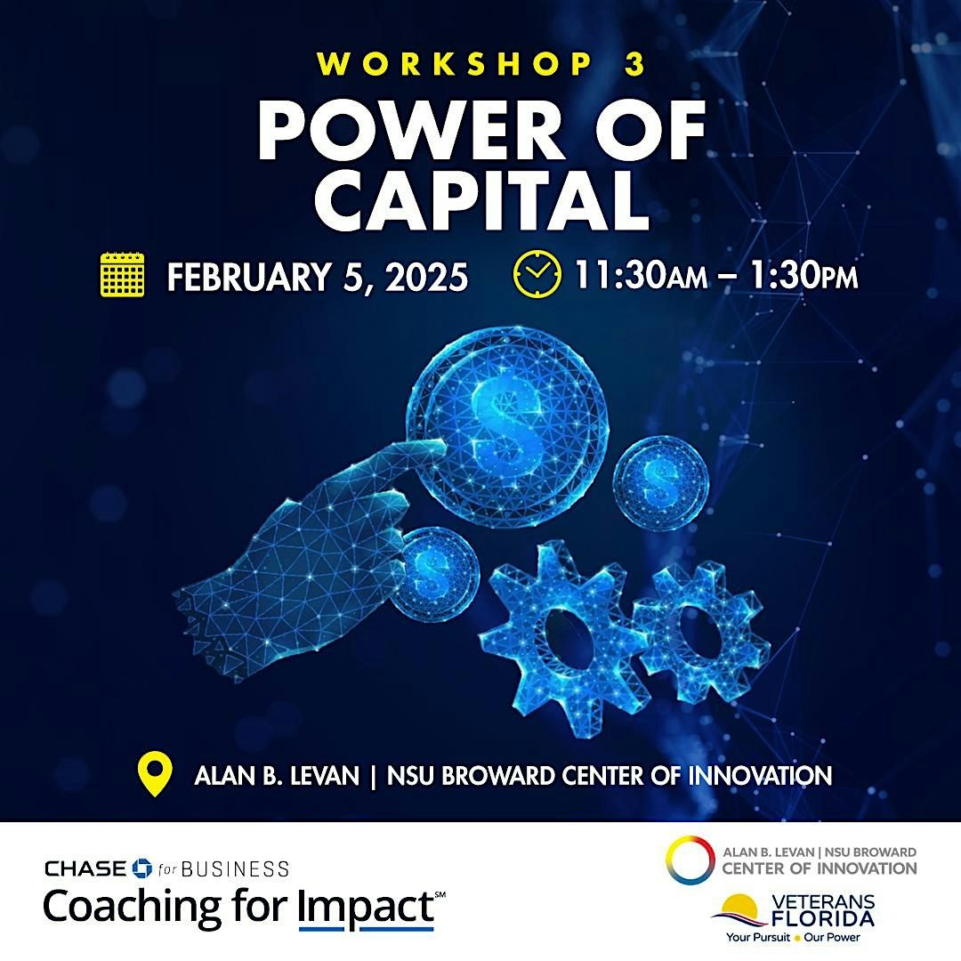 Chase\u00ae for Business Workshop 3: Power of Capital