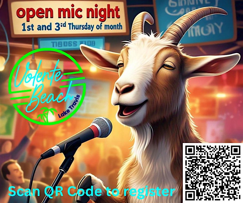 Open Mic Night - 1st and 3rd Thursdays at Beachside Billy's!