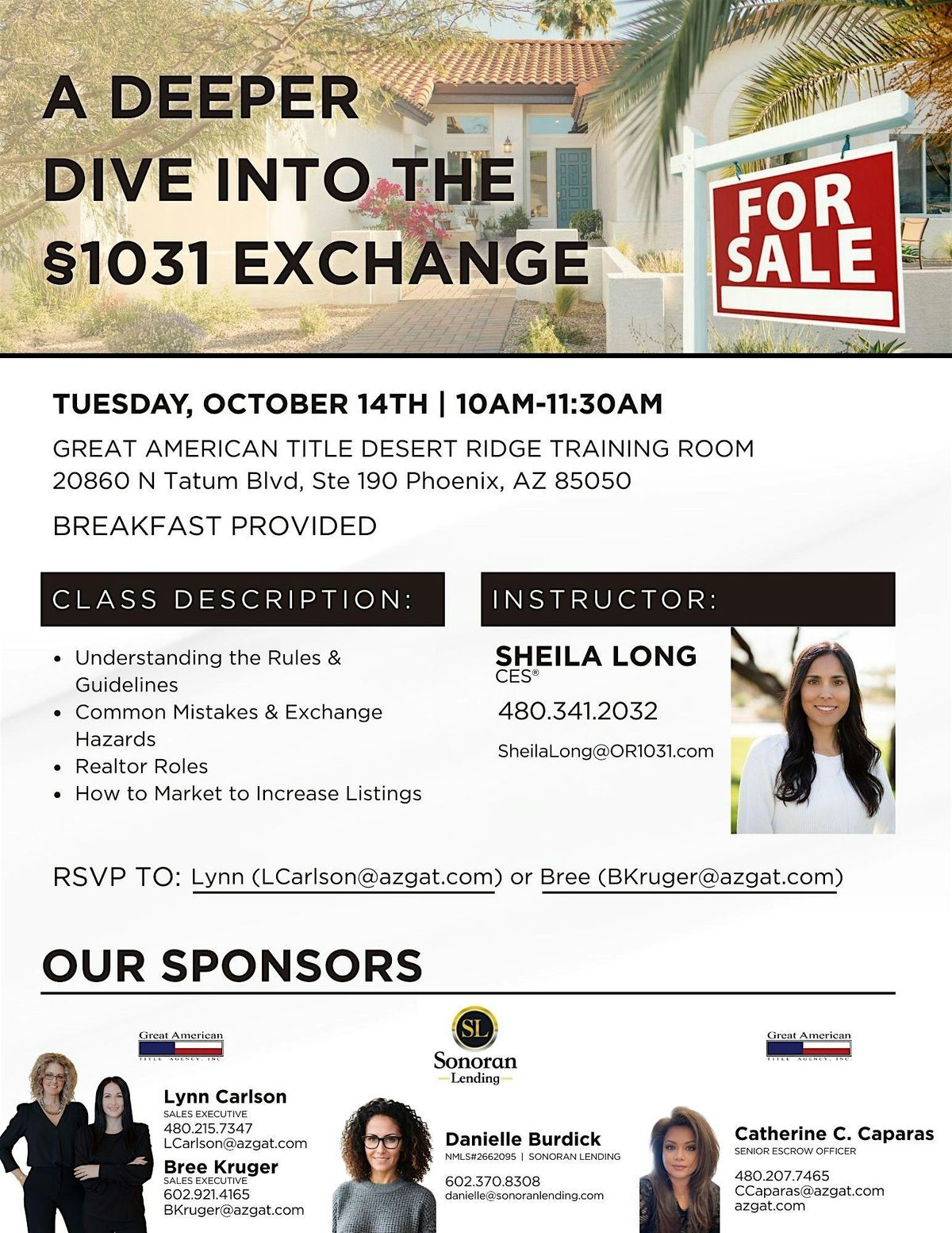 A Deeper Dive into the 1031 Exchange - Real Estate Class