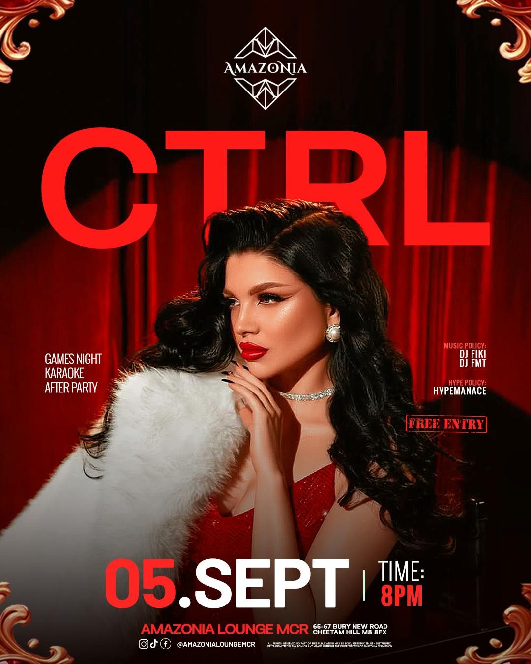 CTRL - games night - karaoke - after party